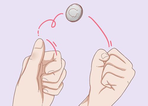بازی سکه شانس آموزش تصویری چگونه می توان یک سکه انداخت