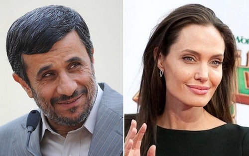 آنجلینا جولی احمدی نژاد